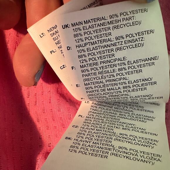 Reebok pink long sleeves pullover top size Large - Picture 4 of 16